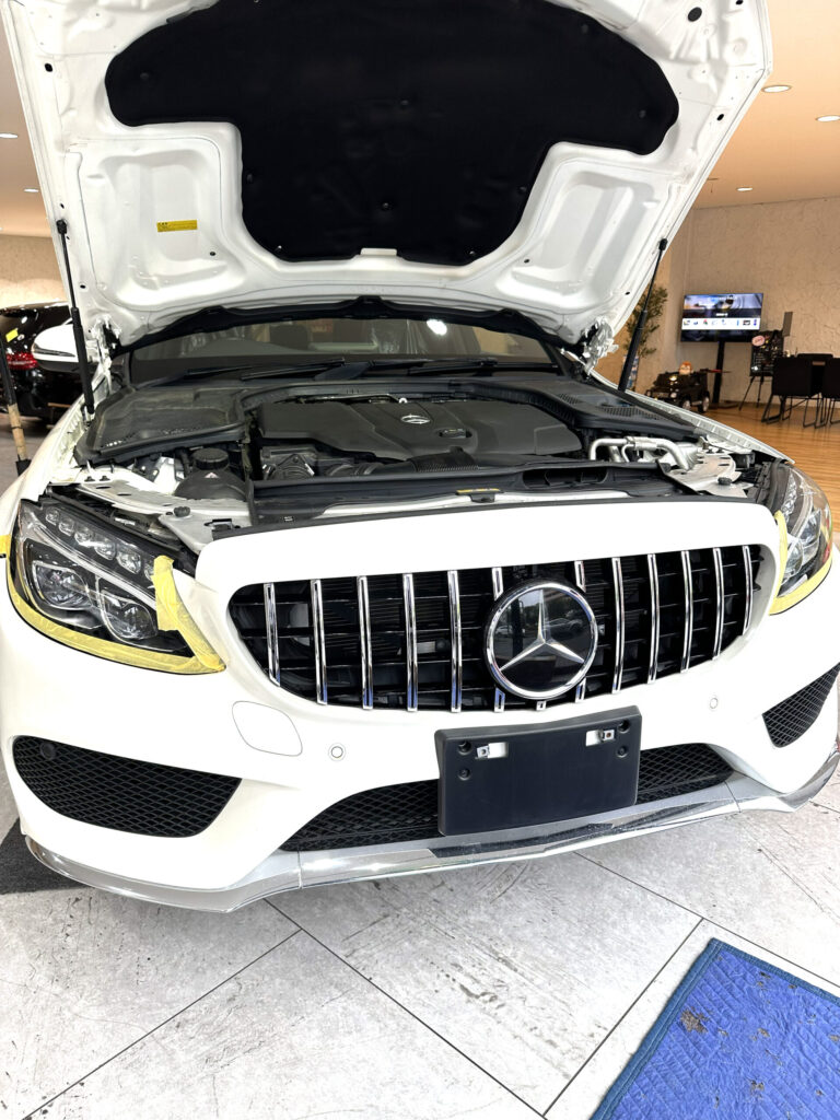 S205 Cクラス グリル交換 パナメリカーナ