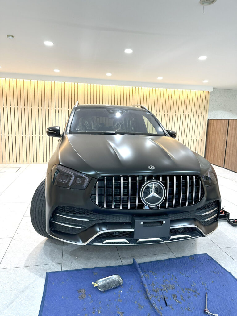 W167 GLE パナメリカーナグリル 交換