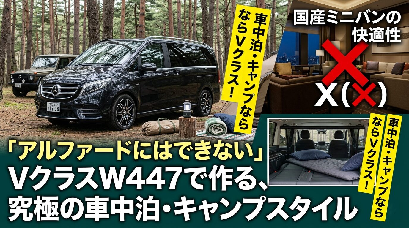 Vクラス　W447　キャンプ