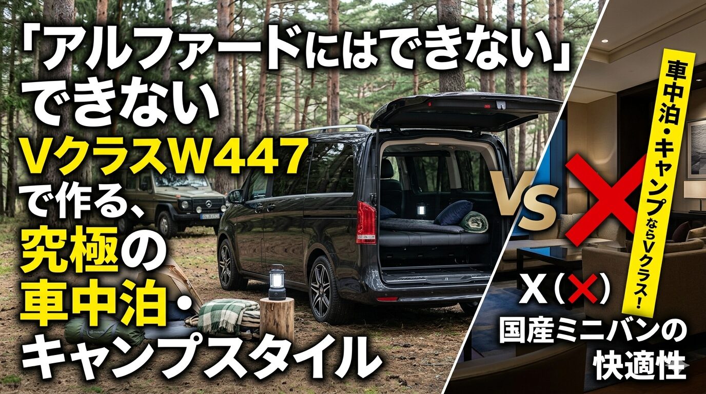 Vクラス　W447　キャンプ