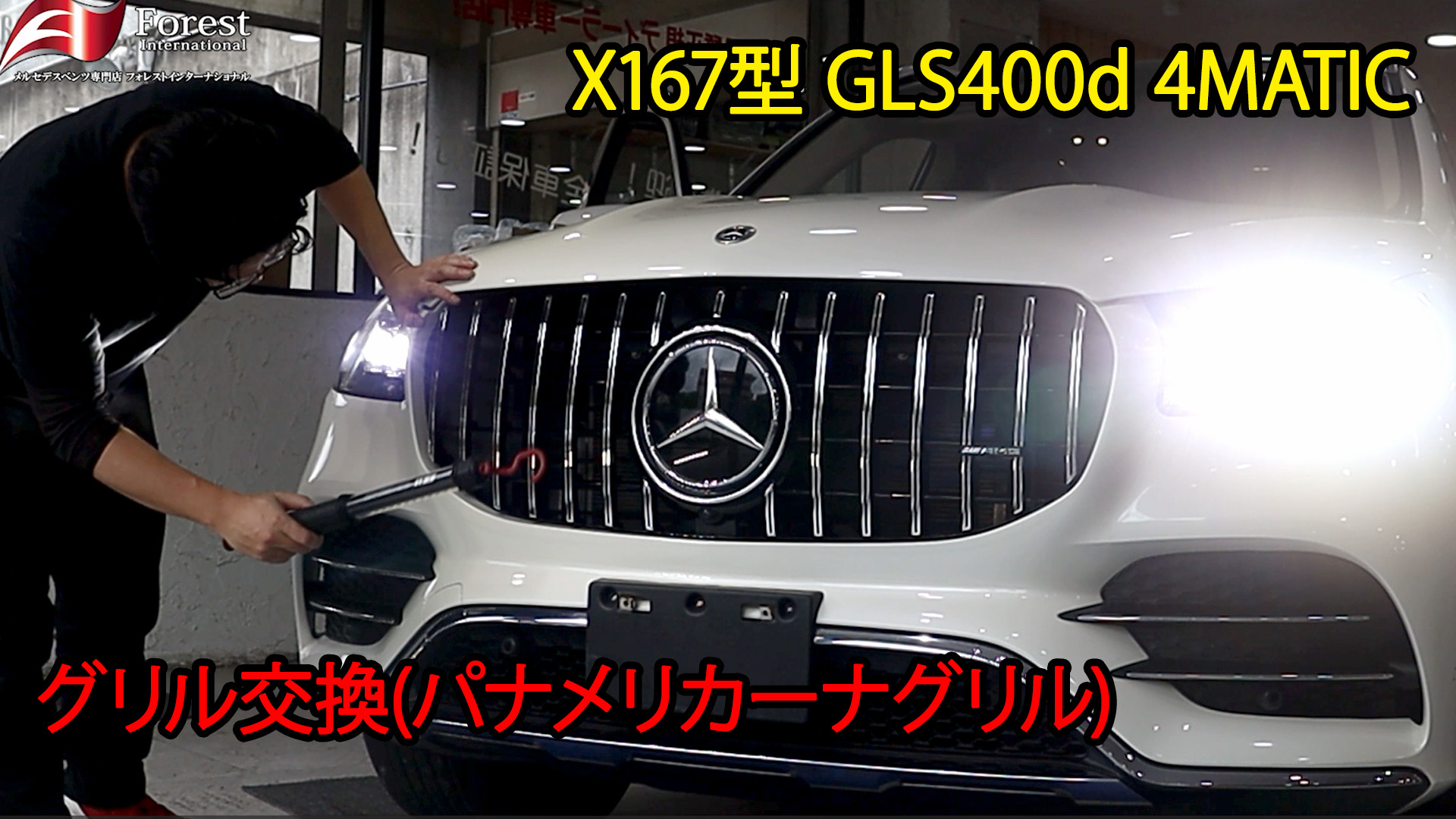 GLS X167 グリル交換
