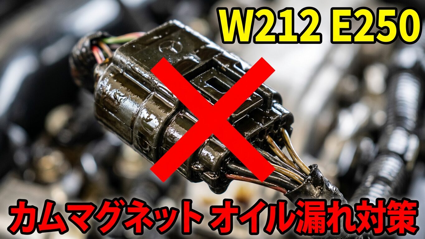 W212　オイル漏れ　対策